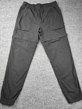 Girls REI Co-Op Convertible Cargo Hiking Pants Black XL #642